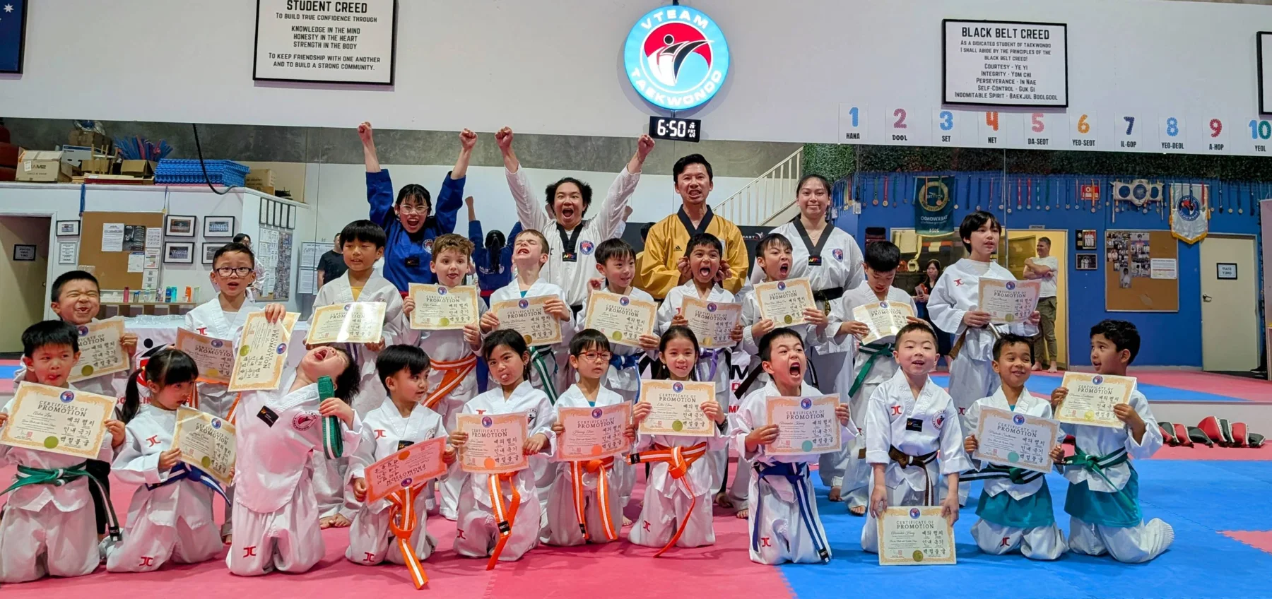 VTEAM students and instructors together